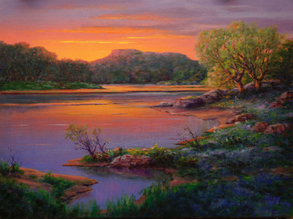 East of London, Texas, 18x24, $3900